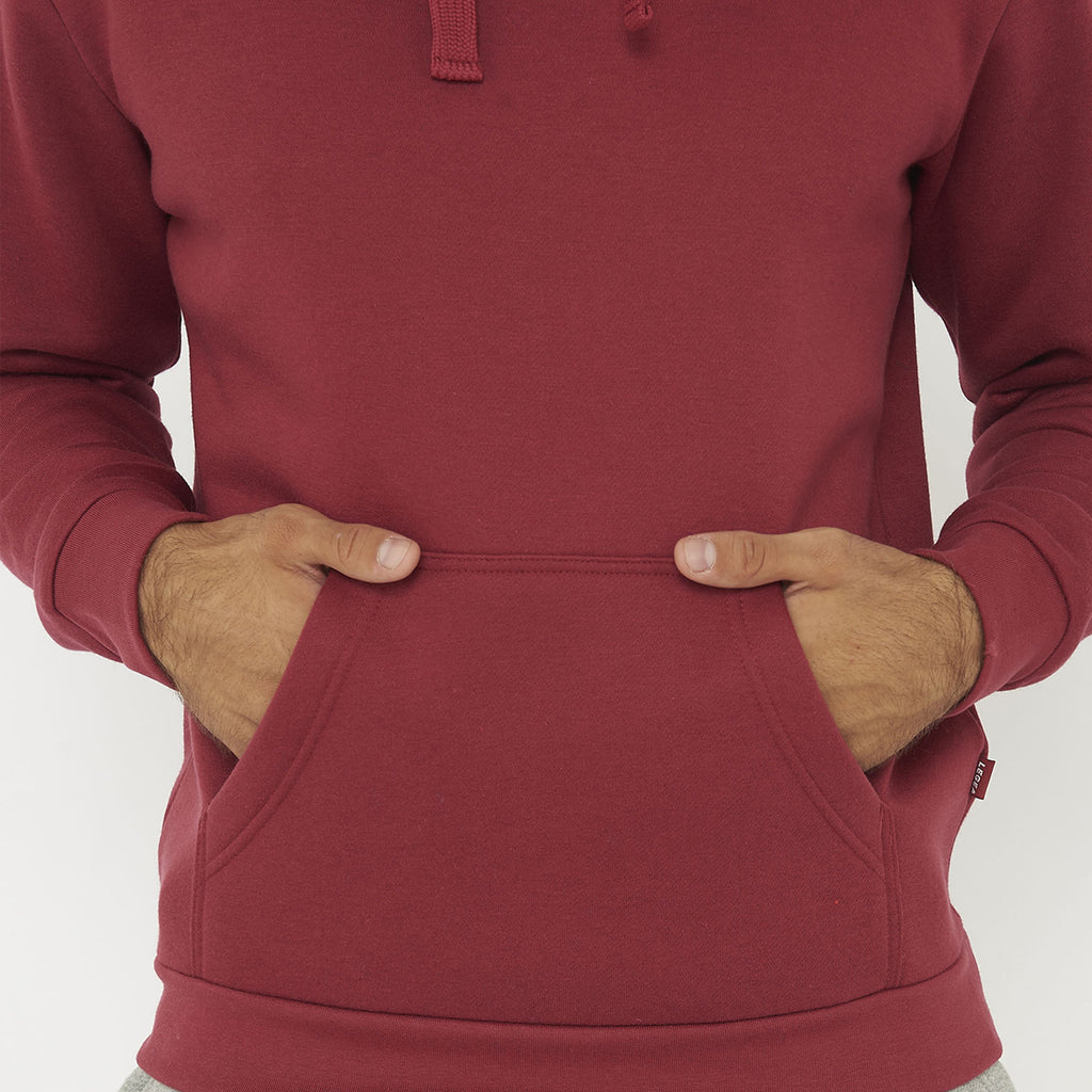 Tuta completa felpata Spalato Sofia - granata nero