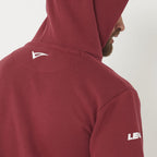 Tuta completa felpata Spalato Sofia - granata nero