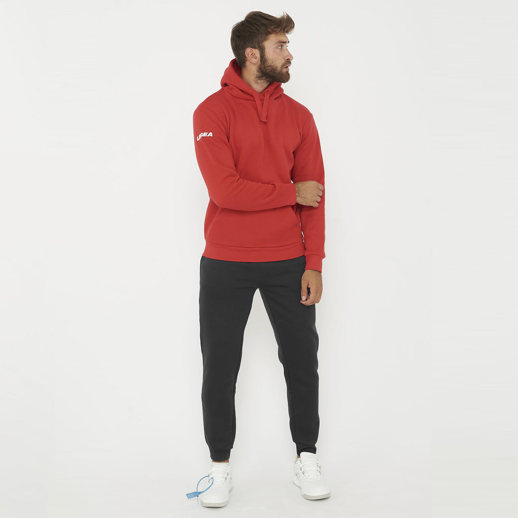 Tuta completa felpata Spalato Sofia - rosso nero