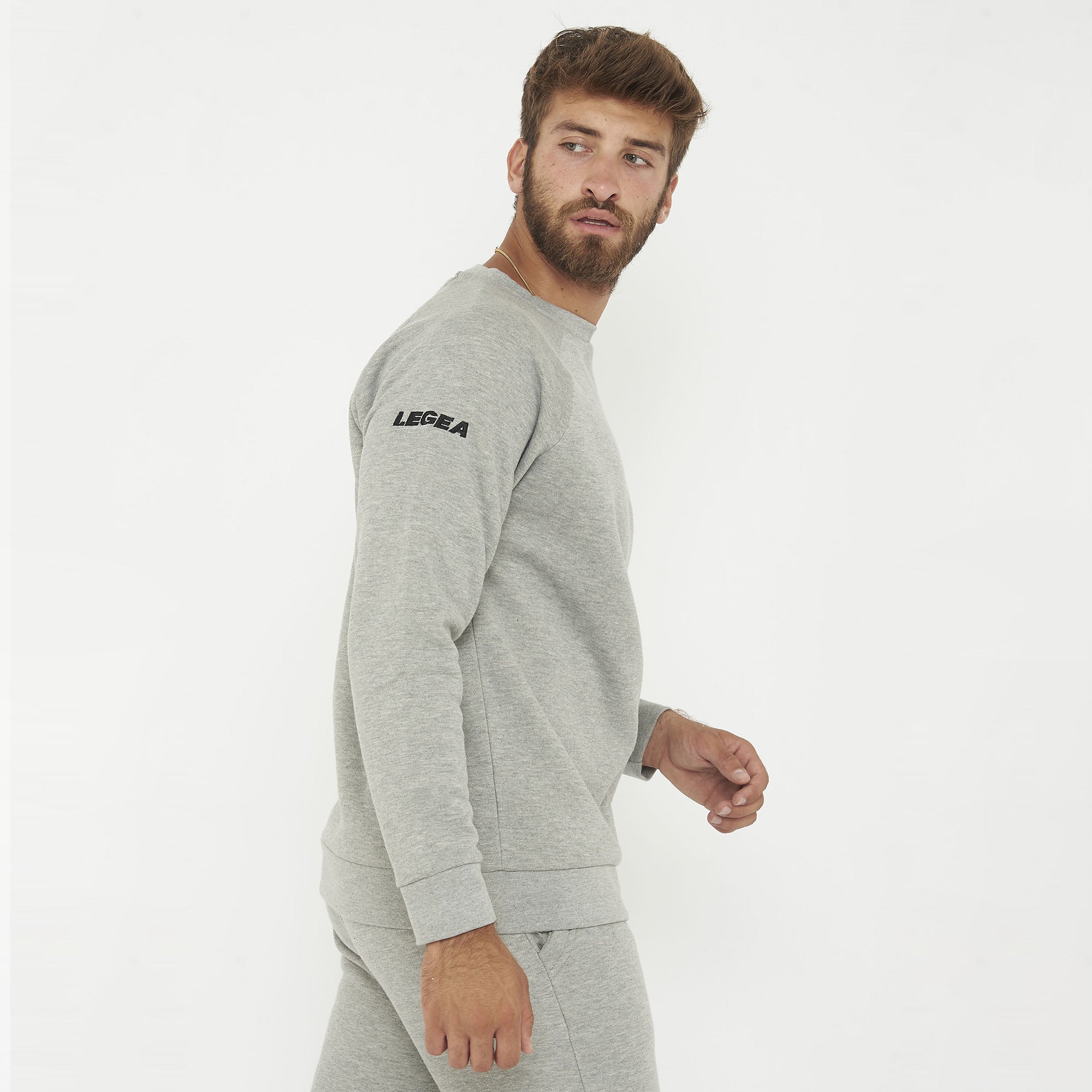 Sweat de running avec capuche et zip au col