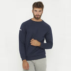 Sweat de running avec capuche et zip au col