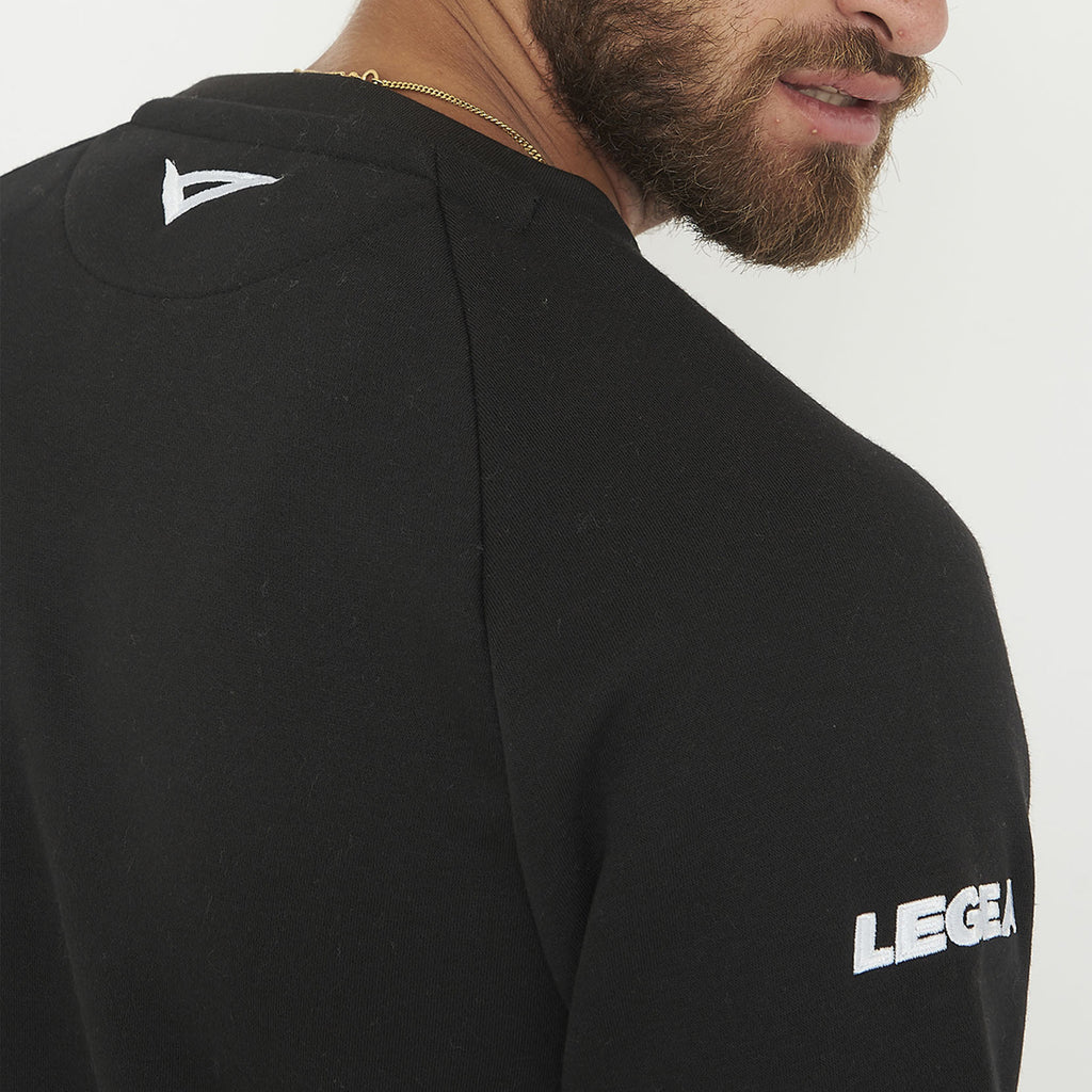 Sweat de running avec capuche et zip au col