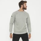 Sweat de running avec capuche et zip au col