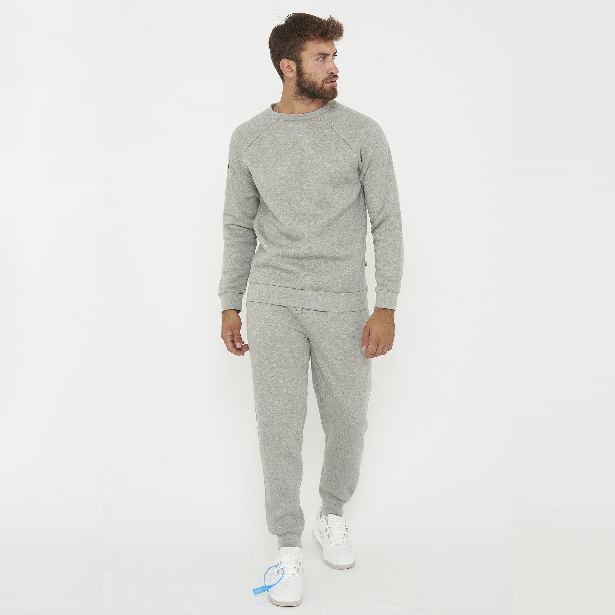 Tuta completa felpata Zagabria Sofia - grigio melange