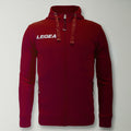 Felpa con zip e cappuccio Sarajevo Junior - Granata - 2XS - taglie piccole