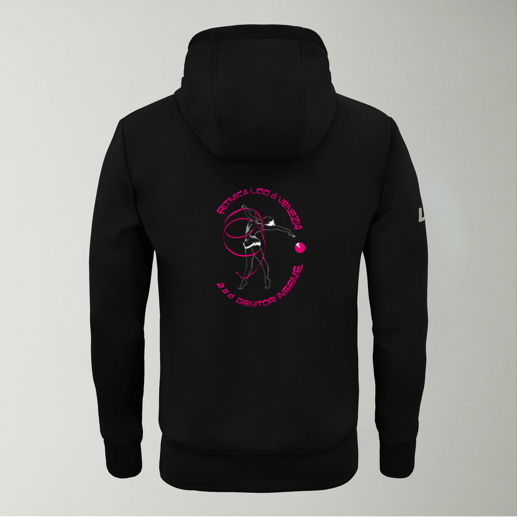 Giacca con zip e cappuccio felpata  - A.S.D Genitori Insieme