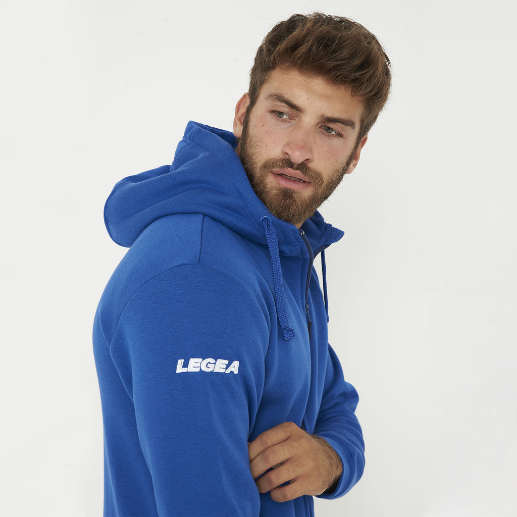 Tuta completa felpata con zip Sarajevo Sofia - azzurro blu