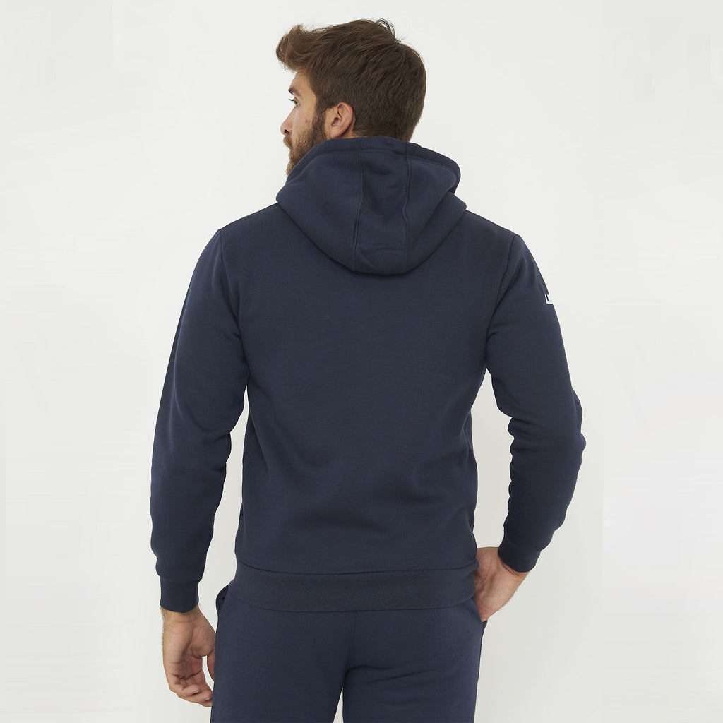 Sweat à capuche avec zip Sarajevo bleu