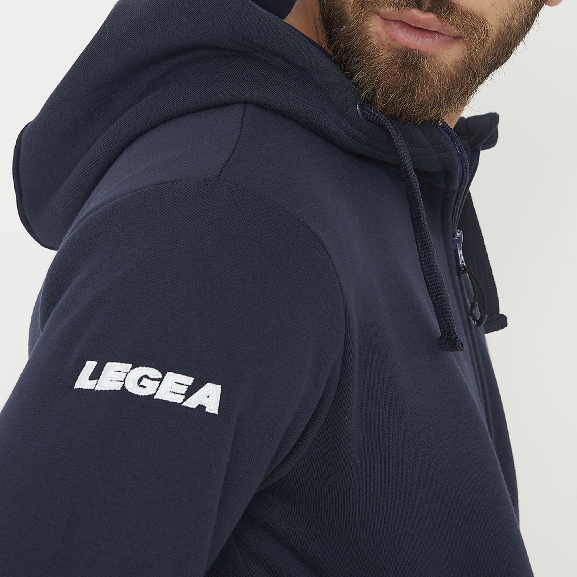 Sweat à capuche avec zip Sarajevo bleu