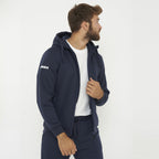 Sweat à capuche avec zip Sarajevo bleu