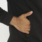 Tuta completa felpata con zip Sarajevo Sofia - nero grigio