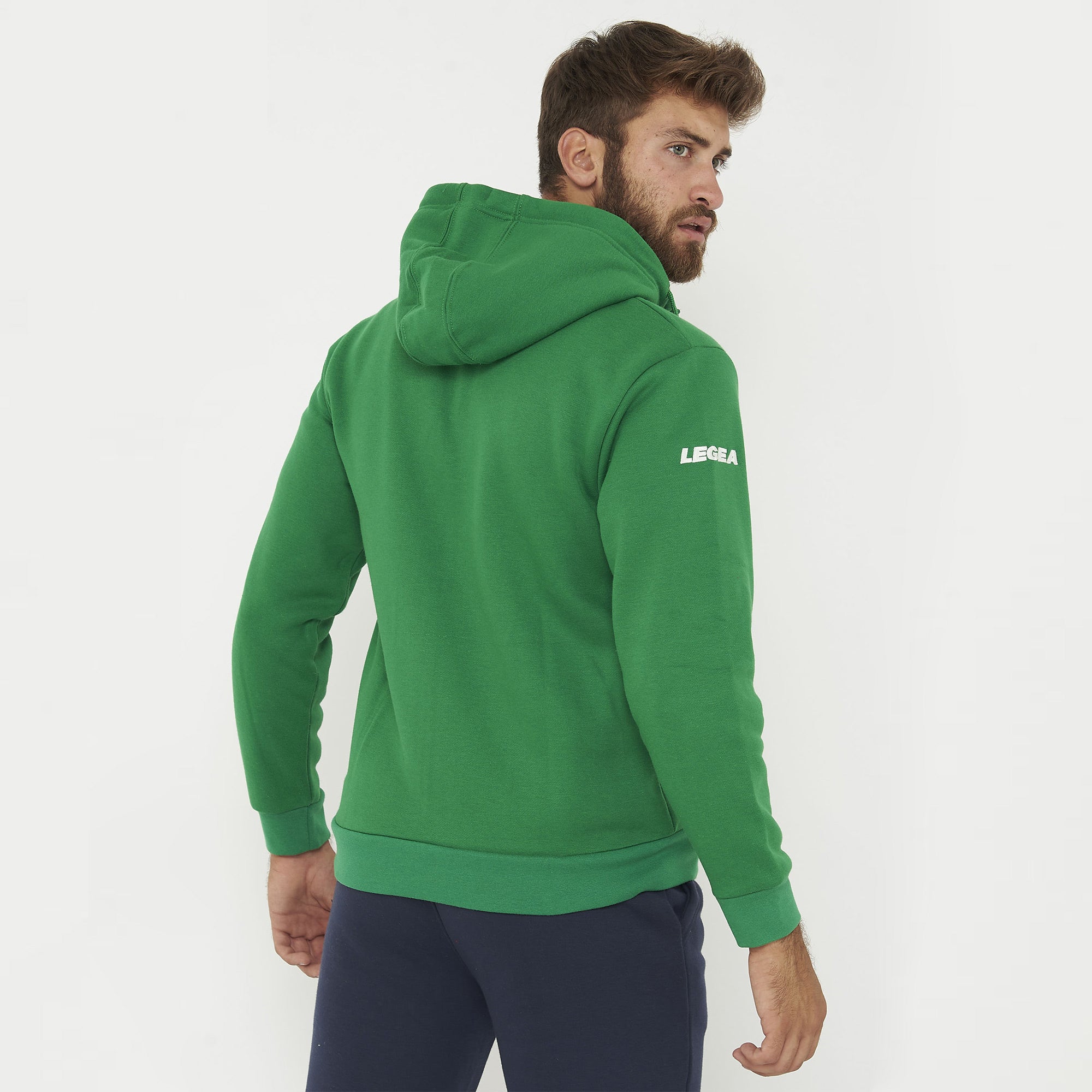 Tuta completa felpata con zip Sarajevo Sofia - verde blu