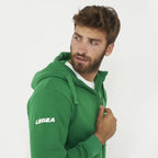 Sudadera con capucha y cremallera verde Sarajevo