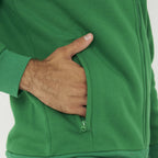 Sudadera con capucha y cremallera verde Sarajevo