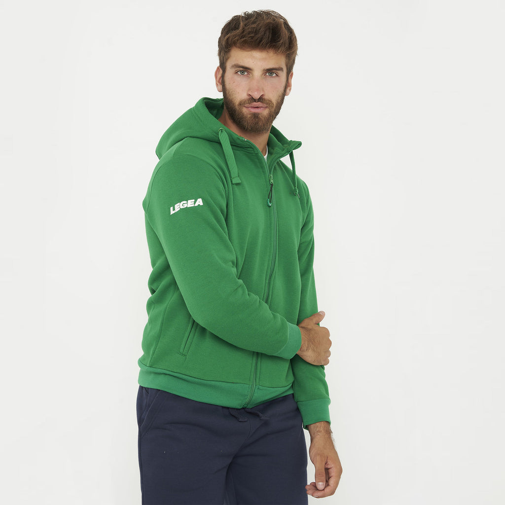 Tuta completa felpata con zip Sarajevo Sofia - verde blu