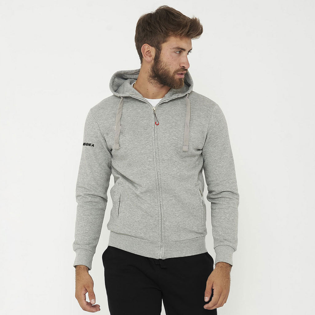 Tuta completa felpata con zip Sarajevo Sofia - grigio blu