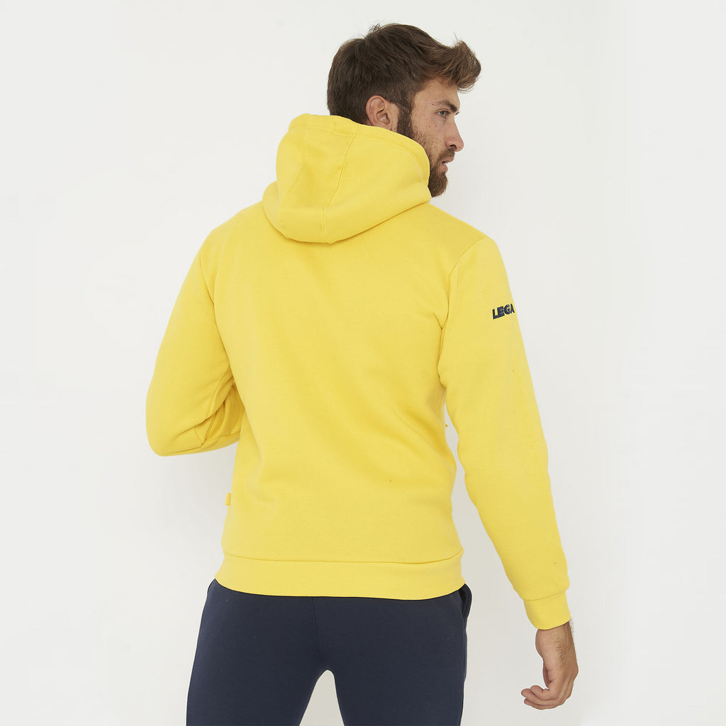 Tuta completa felpata con zip Sarajevo Sofia - giallo nero