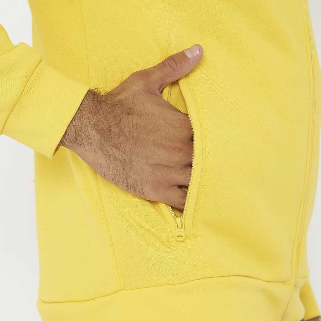 Tuta completa felpata con zip Sarajevo Sofia - giallo nero