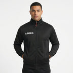 Sportjakke med lynlås i polyester, Cuba - oversized