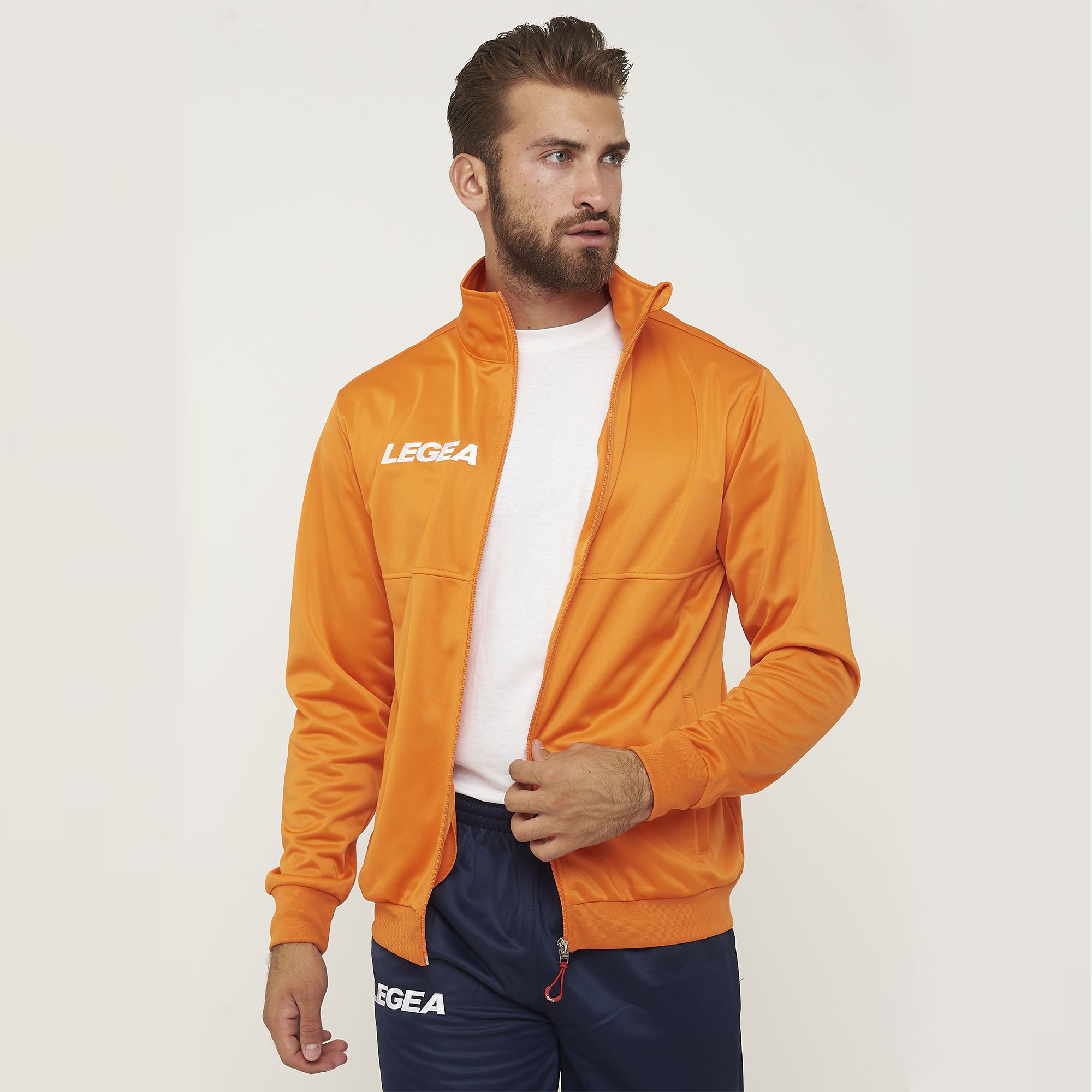 Giacca sportiva con zip Cuba -  taglia piccola arancio