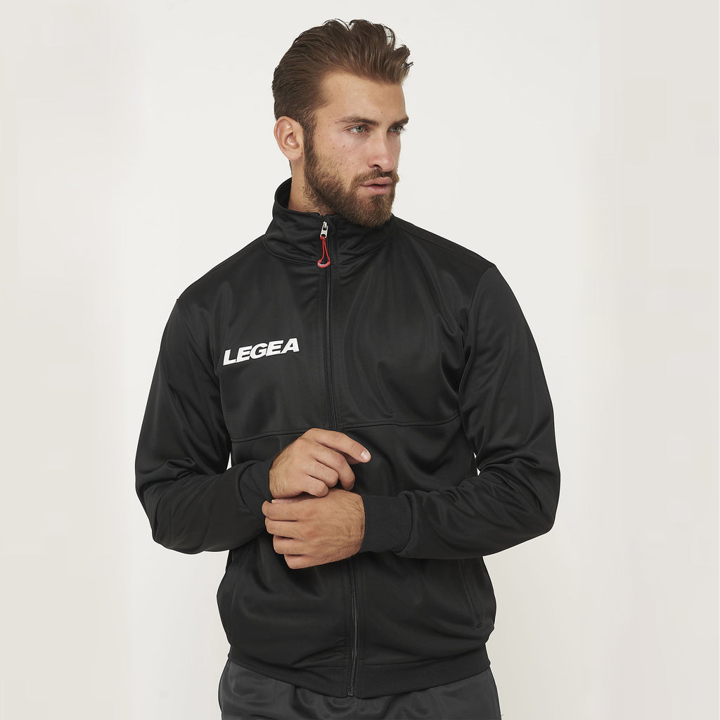 Chaqueta deportiva Cuba con cremallera - Talla pequeña, color negro