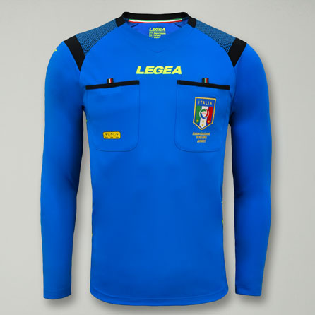 Maglia arbitro calcio manica lunga traspirante
