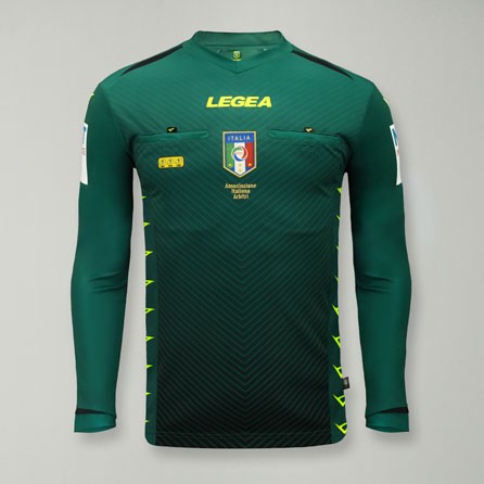 Maglia arbitro AIA manica lunga da calcio