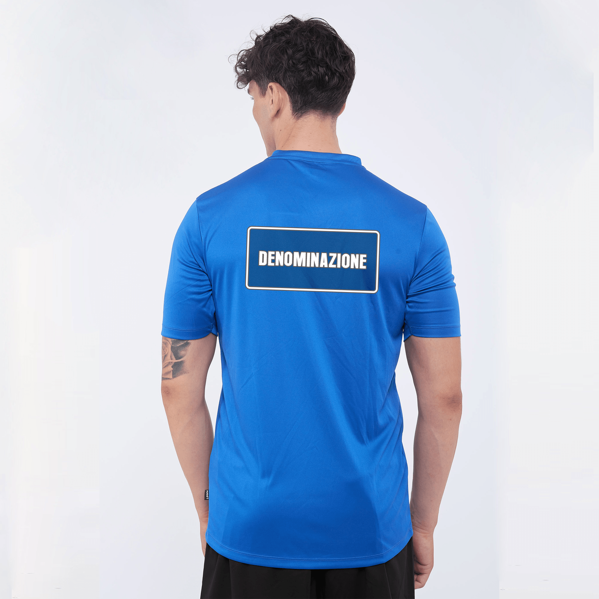 Maglia in poliestere azzurra - Fitav