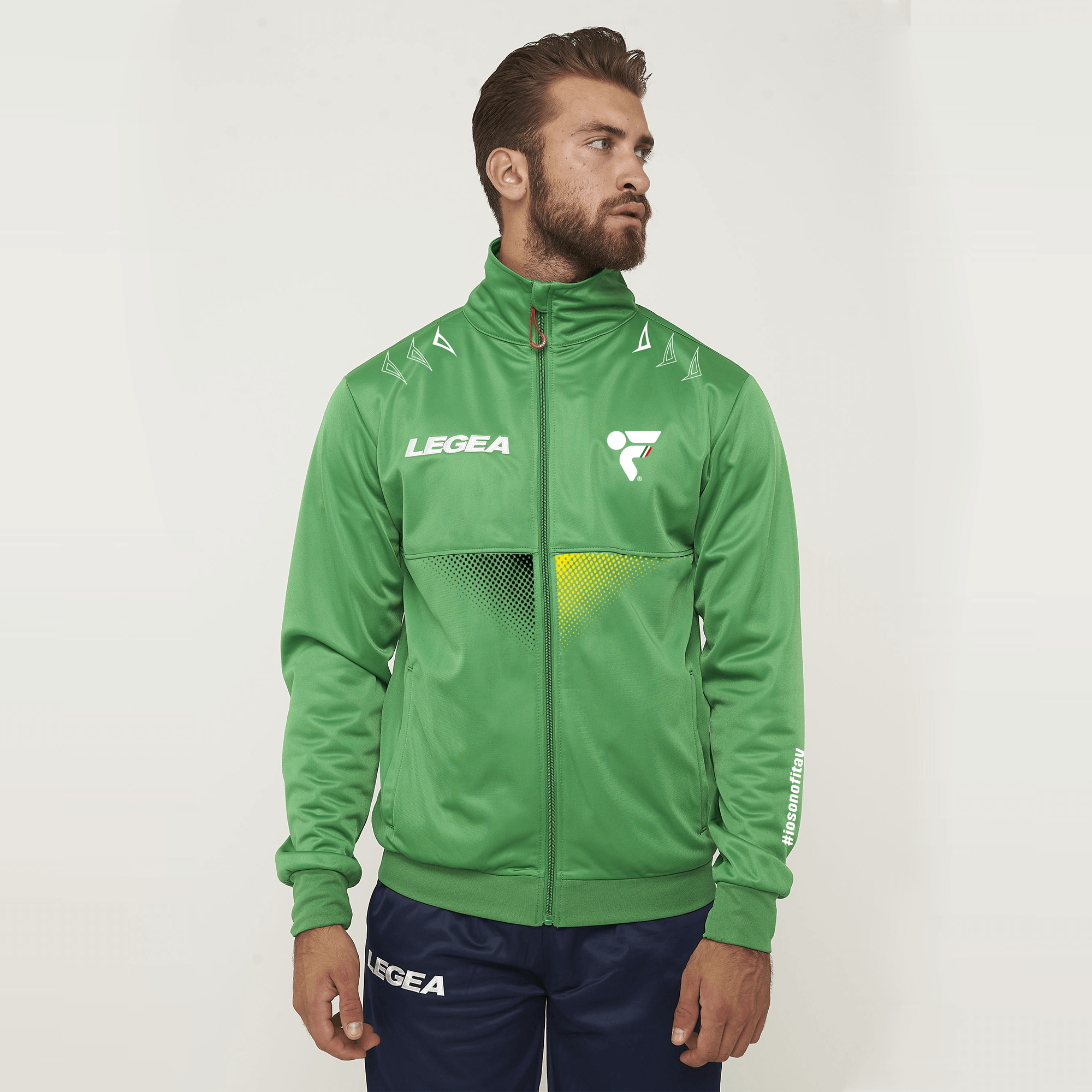 Giacca con zip tricolore - Fitav