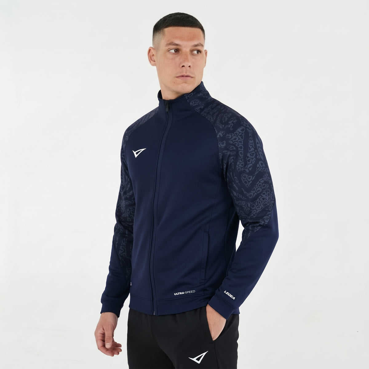 Giacca con zip intera Cardiff - Blu - M