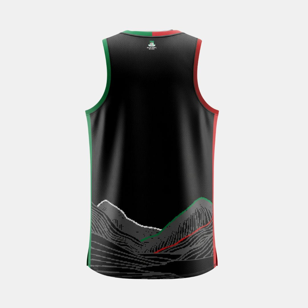 Camiseta Sin Mangas Baloncesto Saharaui - Negro