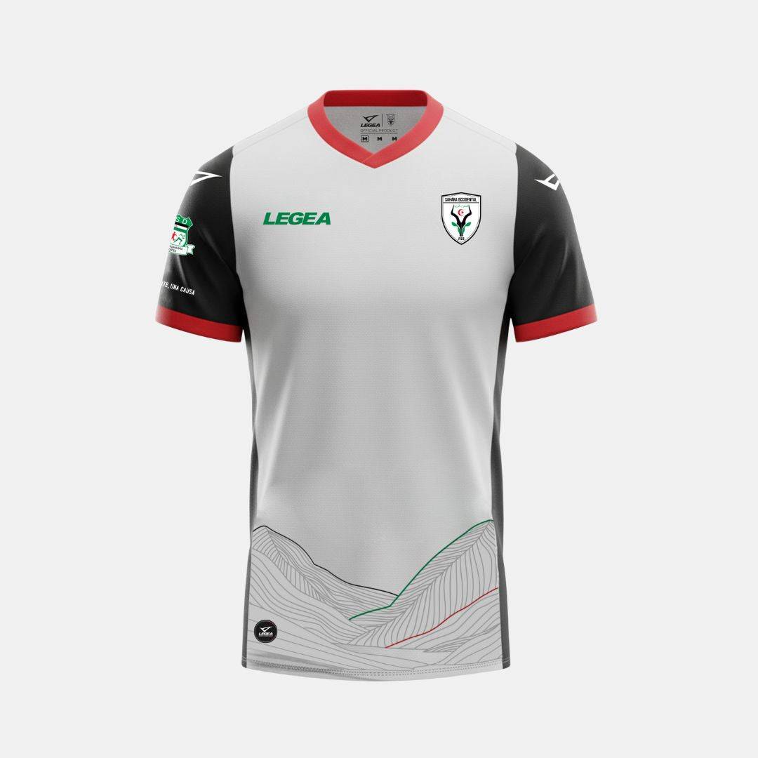 Camiseta Home Saharaui - blanco negro