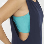 Canotta NISHER da running in cotone elasticizzato