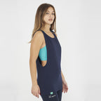Canotta NISHER da running in cotone elasticizzato