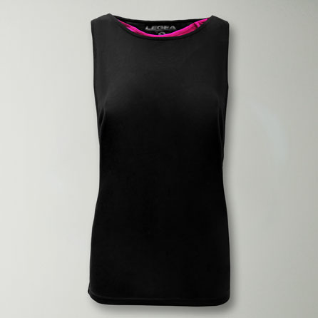 Canotta NISHER da running in cotone elasticizzato