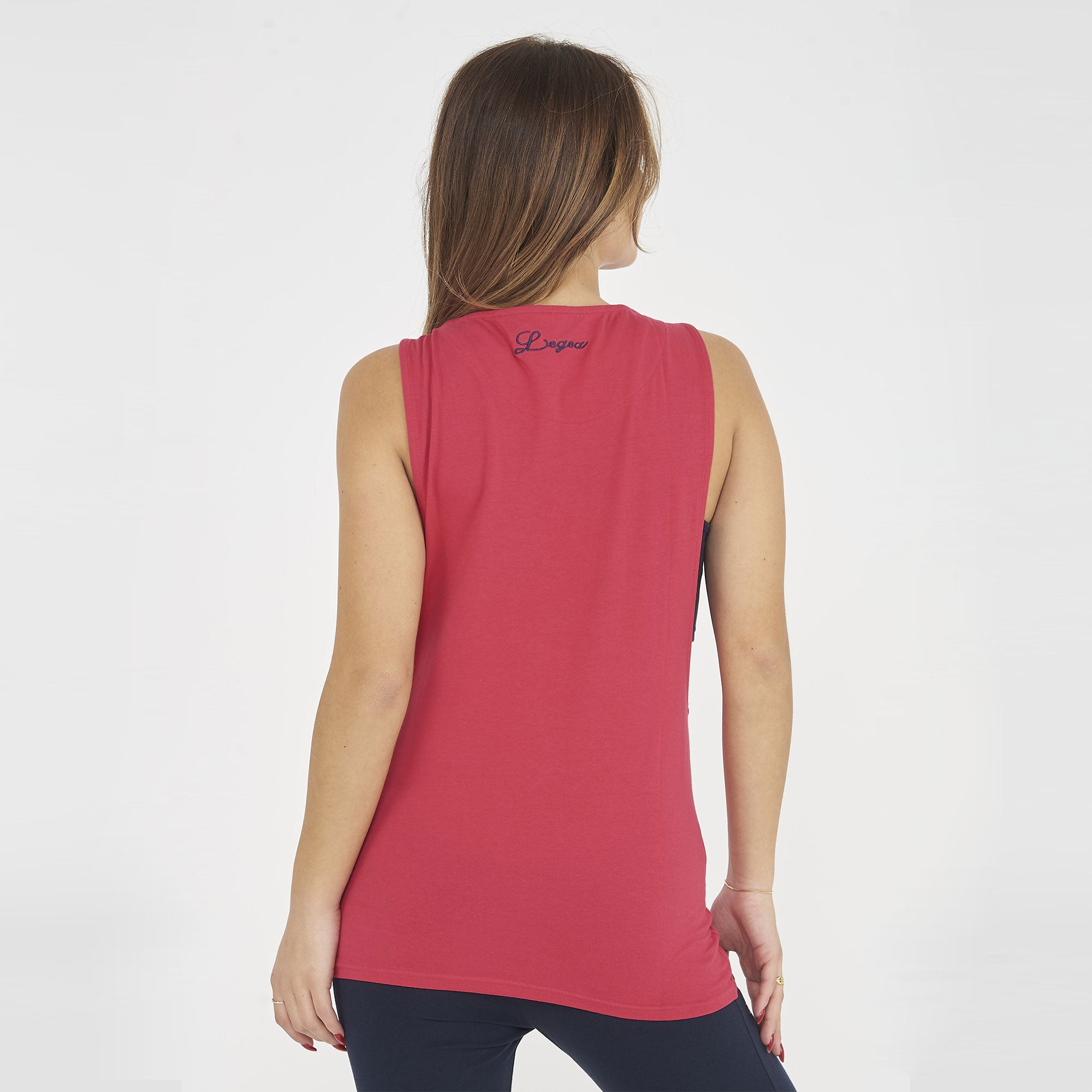 Canotta NISHER da running in cotone elasticizzato