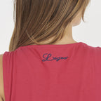 Canotta NISHER da running in cotone elasticizzato