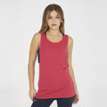 Canotta in cotone per allenamento Nisher - Rosa Scuro - XL