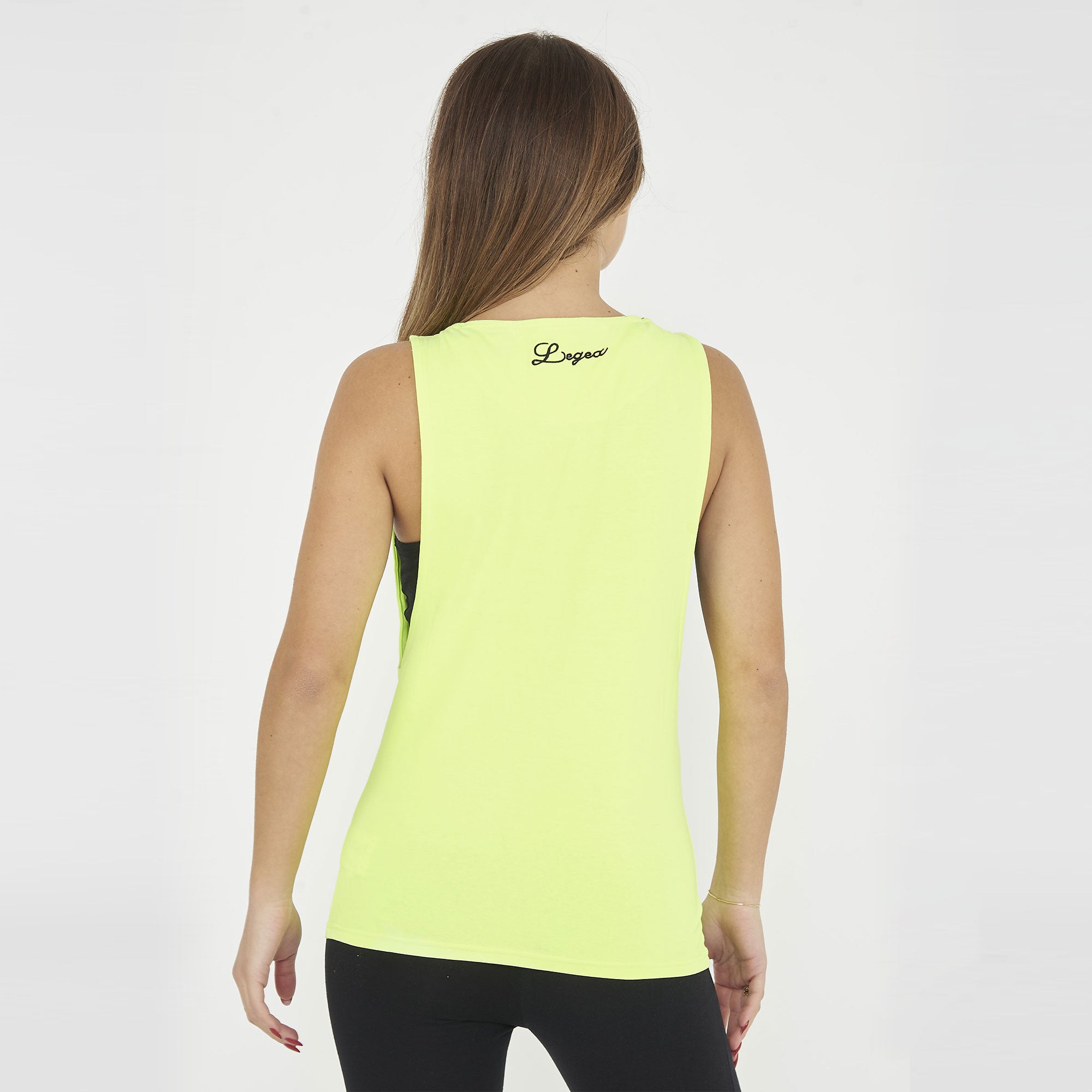 Canotta NISHER da running in cotone elasticizzato