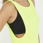 Canotta NISHER da running in cotone elasticizzato