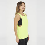 Canotta NISHER da running in cotone elasticizzato
