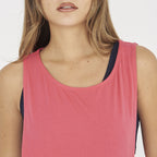 Canotta NISHER da running in cotone elasticizzato