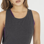 Canotta NISHER da running in cotone elasticizzato