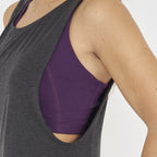 Canotta NISHER da running in cotone elasticizzato