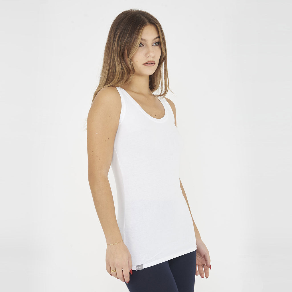 Canotta da training leggera in cotone elasticizzato
