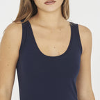 Canotta da training leggera in cotone elasticizzato