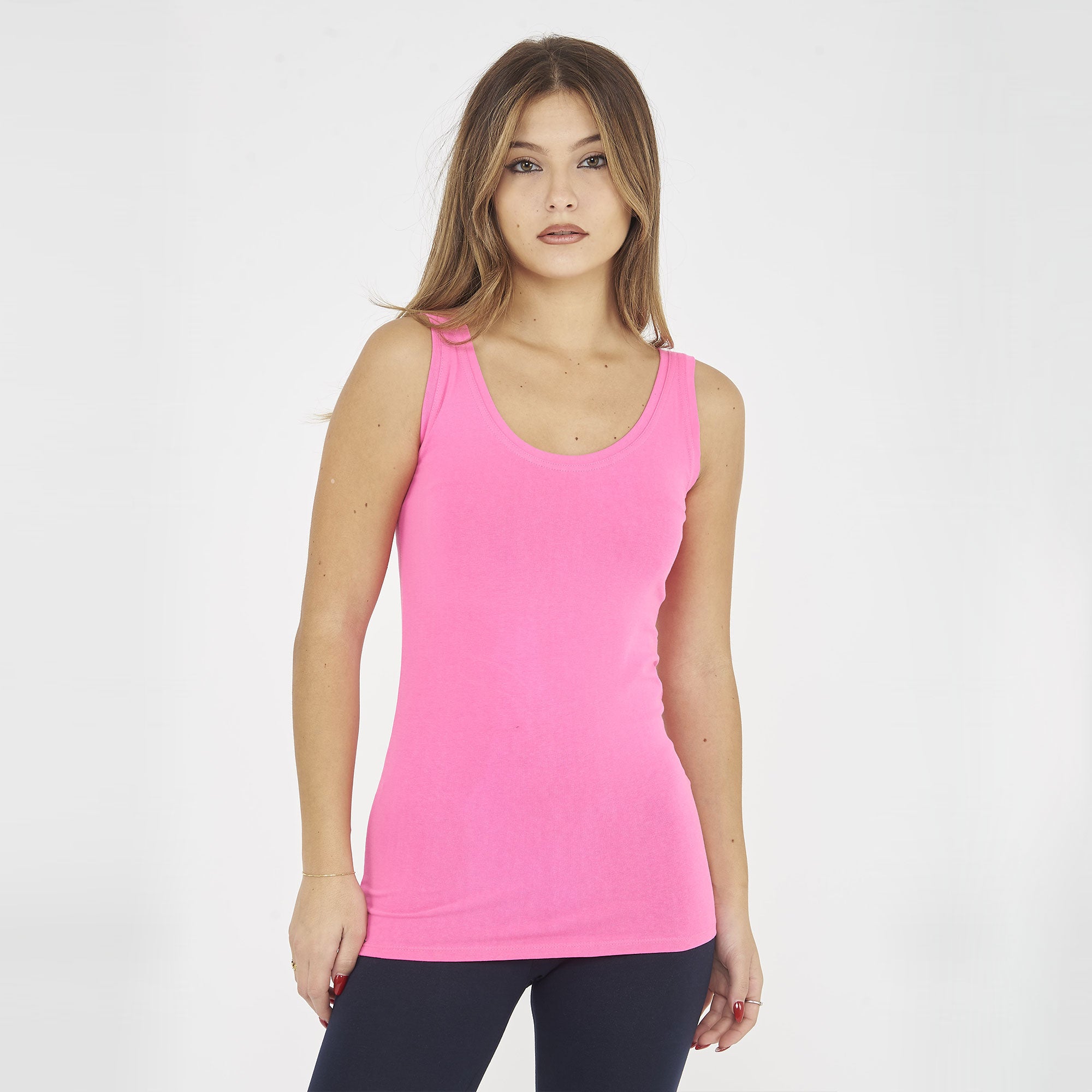 Canotta da training leggera in cotone elasticizzato