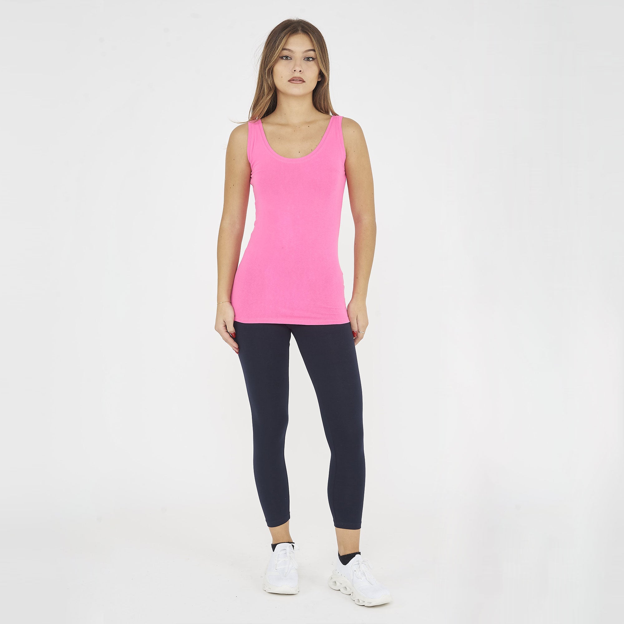 Canotta da training leggera in cotone elasticizzato