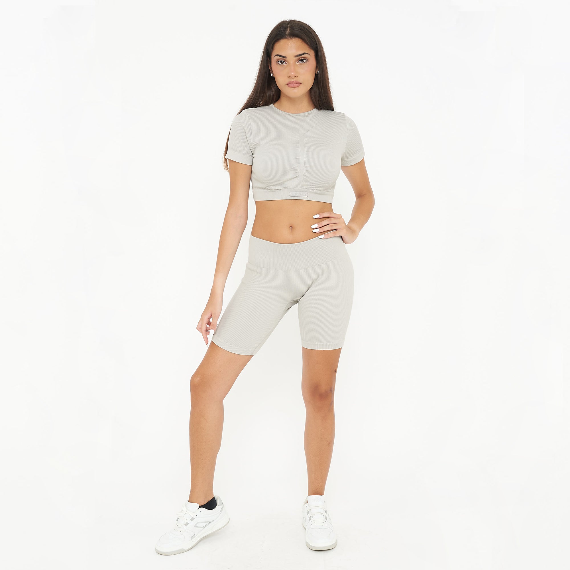 Completino da allenamento Way Ride - grigio chiaro