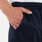 Bermuda outdoor en polyester avec poches fonctionnelles bleues